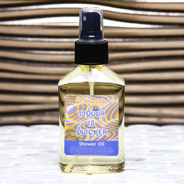 LIQUOR IS QUICKER Shower Oil - Fortune Cookie Soap