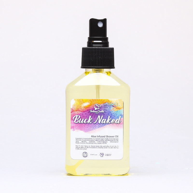 BUCK NAKED Aloe Infused Shower Oil