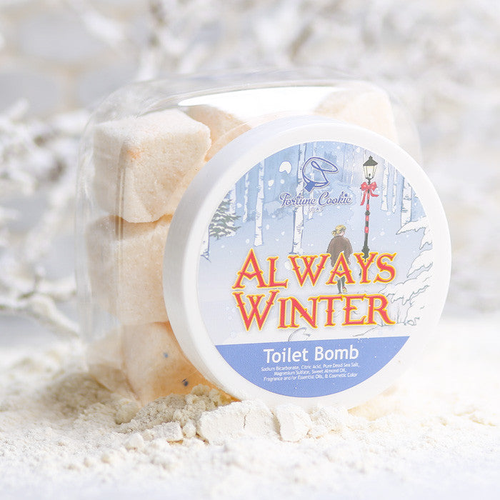 ALWAYS WINTER Toilet Bomb - Fortune Cookie Soap