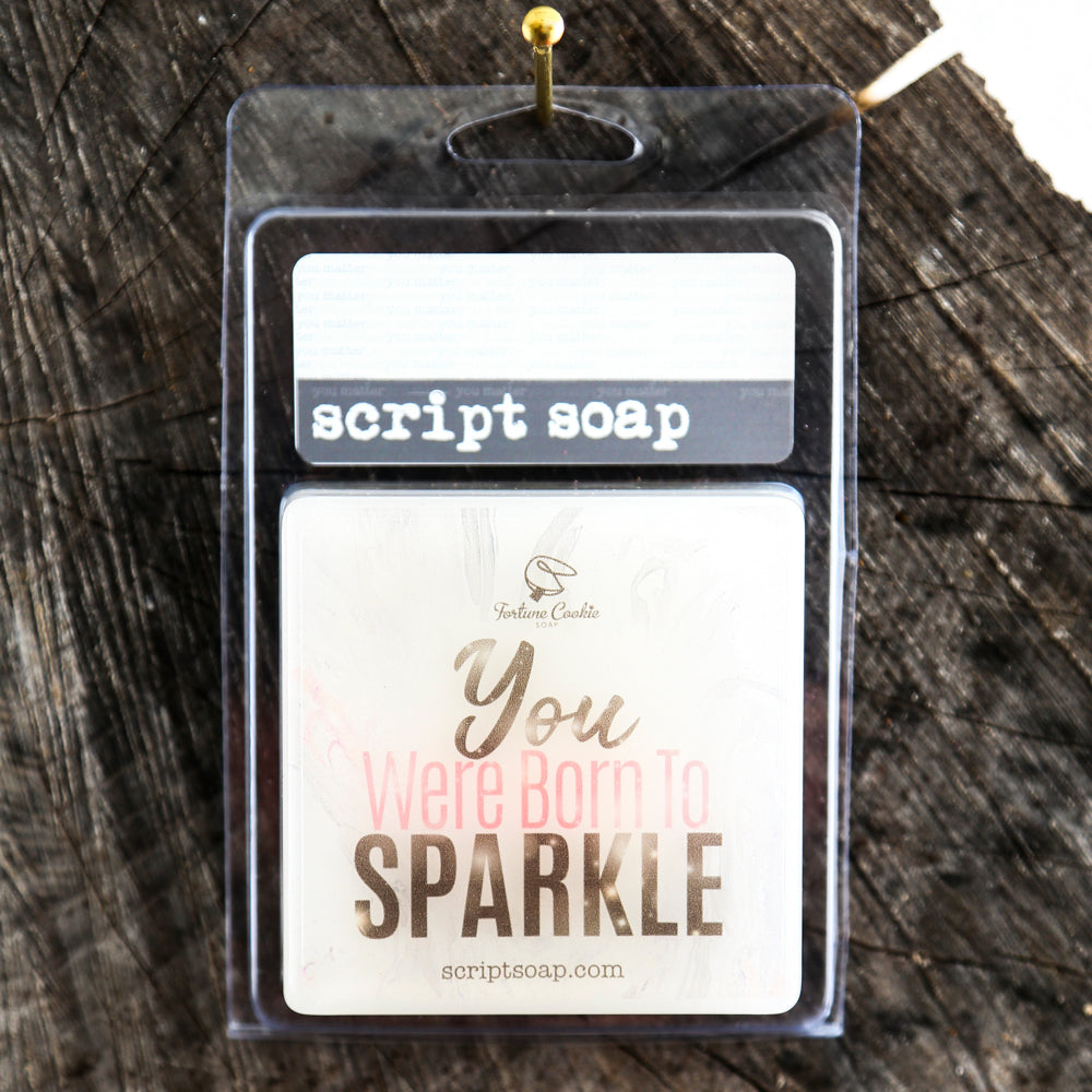 YOU WERE BORN TO SPARKLE Script Soap