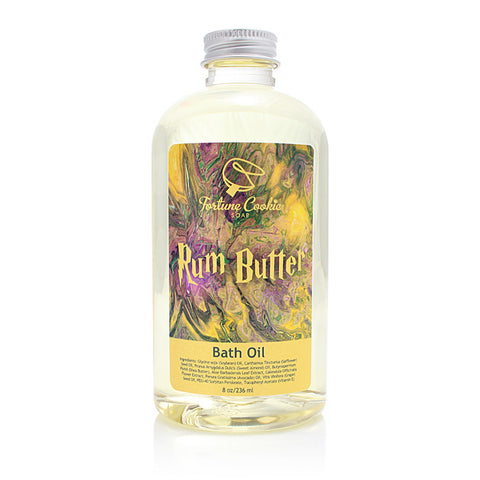 RUM BUTTER Bath Oil - Fortune Cookie Soap