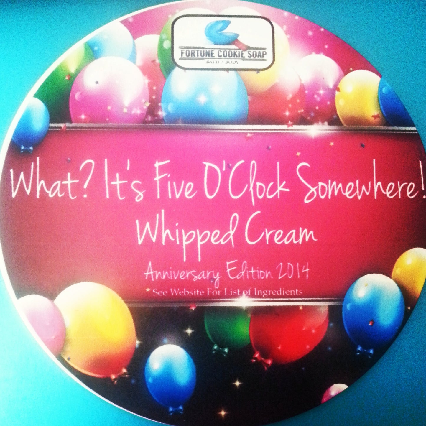 What? It's Five O'Clock Somewhere! Anniversary Edition Whipped Cream - Fortune Cookie Soap
