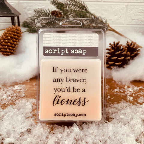 IF YOU WERE ANY BRAVER... Script Soap