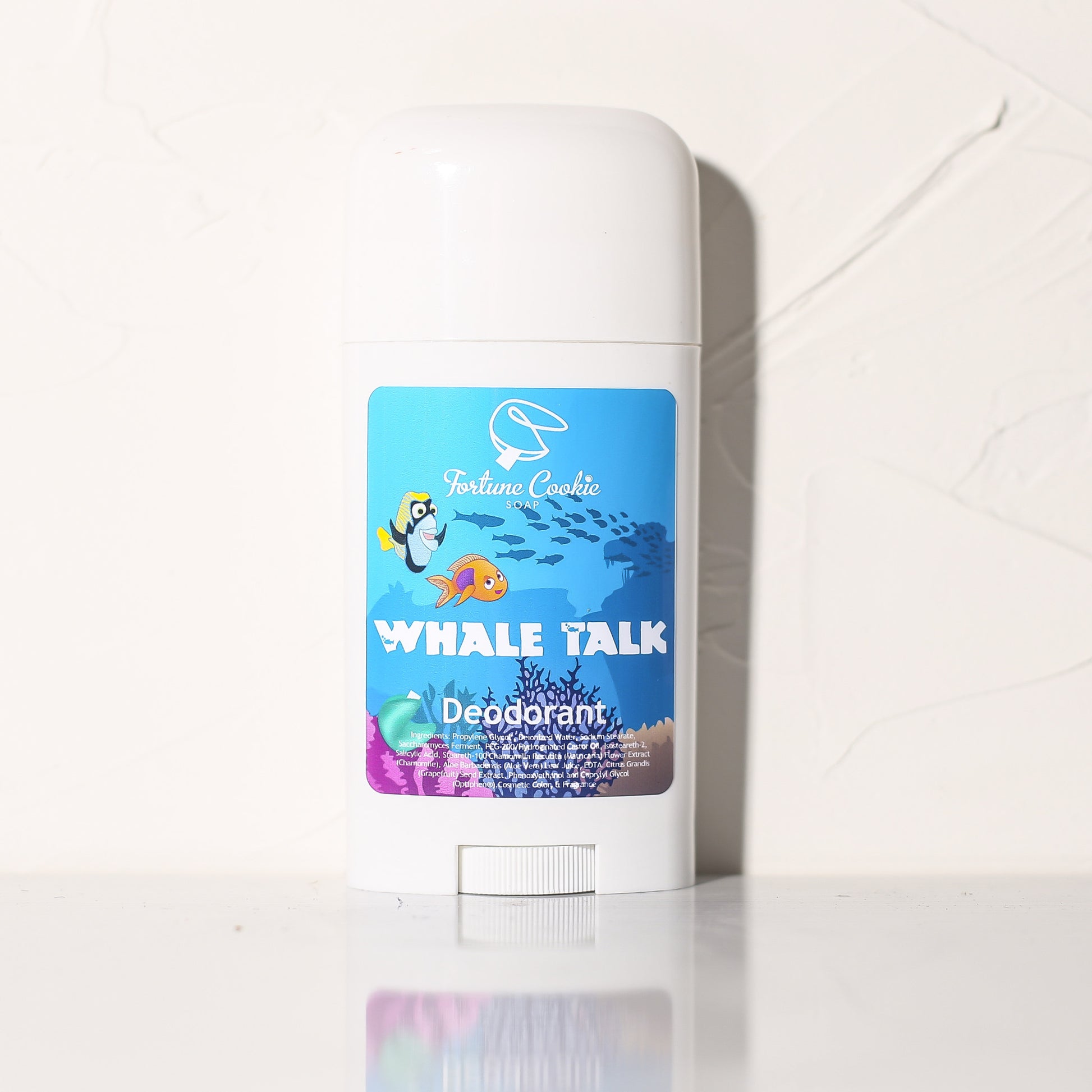 WHALE TALK Veggie Protein Deodorant - Fortune Cookie Soap