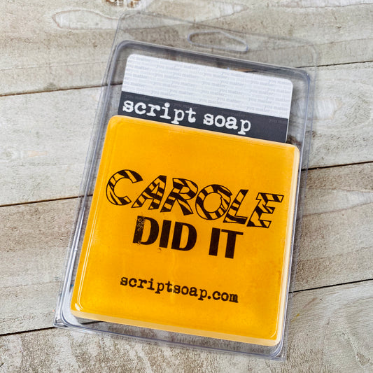 CAROLE DID IT Script Soap