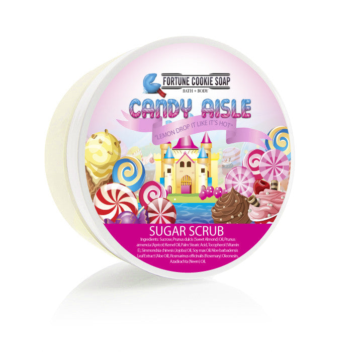 Lemon Drop It Like It's Hot Sugar Scrub - Fortune Cookie Soap