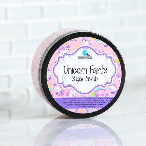 UNICORN FARTS Sugar Scrub - Fortune Cookie Soap - 1