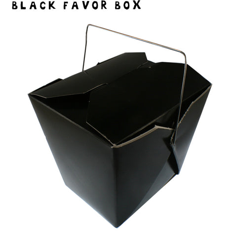 BLACK Mini Take-out Box - Fortune Cookie Soap