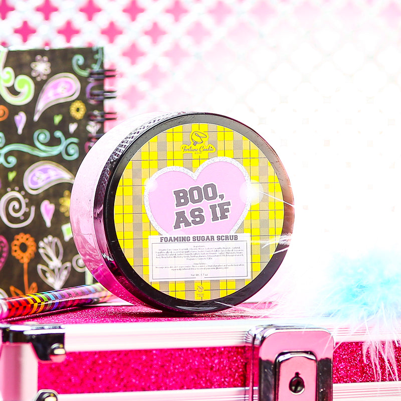 BOO, AS IF Foaming Sugar Scrub