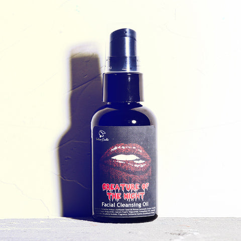 CREATURE OF THE NIGHT Facial Cleansing Oil with Charcoal - Fortune Cookie Soap