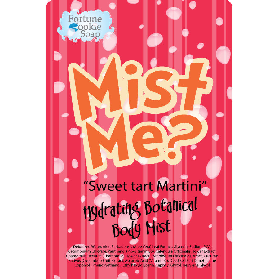 Sweet Tart Martini Hydrating Botanical Mist - Fortune Cookie Soap