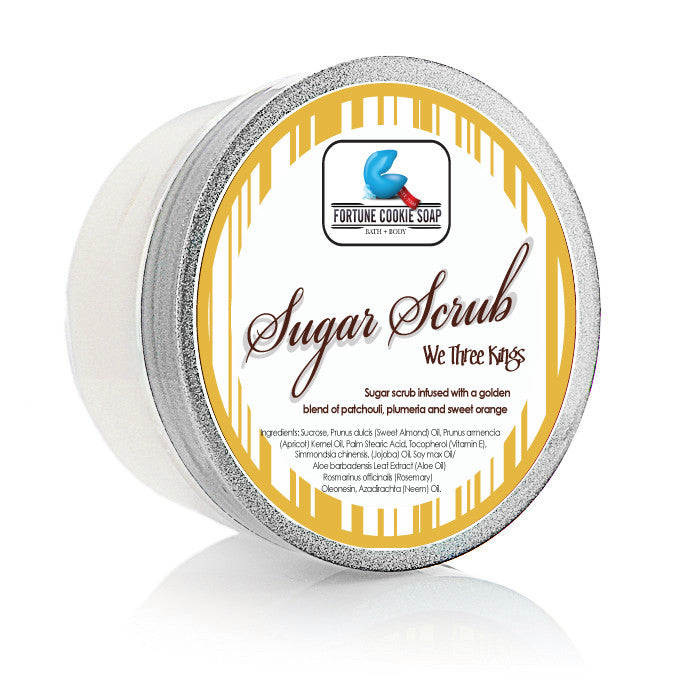 We Three Kings Sugar Scrub 5oz. - Fortune Cookie Soap