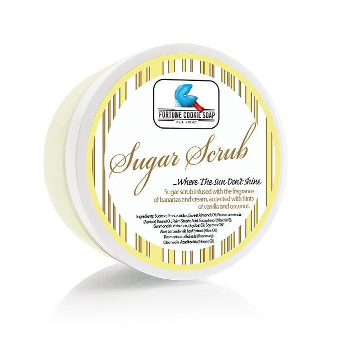 ....Where The Sun Don't Shine Sugar Scrub - Fortune Cookie Soap